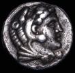 London Coins : A181 : Lot 1233 : Ancient Greece - Macedonia Alexander III Silver Tetradrachm, Aradus (c.328-320BC) Obverse: Head of H...