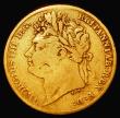 London Coins : A181 : Lot 1773 : Half Sovereign 1824 Marsh 405, S.3803 VG with all major details clear