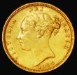 London Coins : A181 : Lot 1778 : Half Sovereign 1883 Marsh 457, S.3861 VF with a thin scratch on the obverse