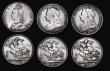 London Coins : A181 : Lot 2369 : Crowns (5) 1819 LX ESC 216, Bull 2013, 1822 TERTIO ESC 252, Bull 2320, Near Fine/VG, 1889 ESC 299, B...