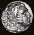 London Coins : A183 : Lot 1253 : Ancient Greece - Macedonia Tetradrachm Alexander III. Pella mint, struck under Antigonos II Gonatas ...