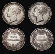 London Coins : A183 : Lot 2137 : Shillings (3) 1865 ESC 1313, Bull 3025 Die Number 75 VF, 1866 ESC 1314, Bull 3027 VF/Fine with some ...