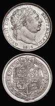 London Coins : A183 : Lot 2167 : Sixpences (2) 1816 ESC 1630, Bull 2191 A/UNC with minor cabinet friction, 1817 ESC 1632, Bull 2195 A...