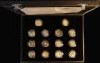 London Coins : A183 : Lot 343 : One Pound 2008 Silver Proofs The 25th Anniversary Collection, a 14-coin set a set of all previous re...