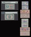 London Coins : A184 : Lot 379 : USA Military Payment Certificate 1 Dollar Series 611 First Printing S875-1 pp 24 Extremely Fine PMG ...