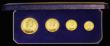 London Coins : A184 : Lot 711 : Bahamas Gold Proof Set 1967 Adoption of the New Constitution KM#PS1 a 4-coin set comprising 100 Doll...