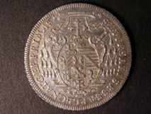 London Coins : A122 : Lot 1326 : Austria - Salzburg Thaler 1754 dav 1247 VF some smoothing apparent in the fields both sides