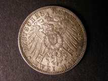 London Coins : A122 : Lot 1360 : German States-Bremen Free City Coinage two Marks 1904 J KM#250 GEF/AU
