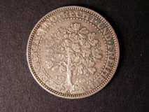 London Coins : A122 : Lot 1363 : Germany 5 Reich mark  1930 A oak tree. Lowest Berlin mintage EF grey/green toning