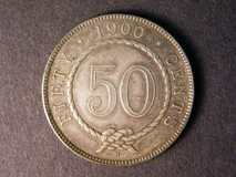 London Coins : A122 : Lot 1405 : Sarawak 50 Cents 1900H KM#11 VF Rare