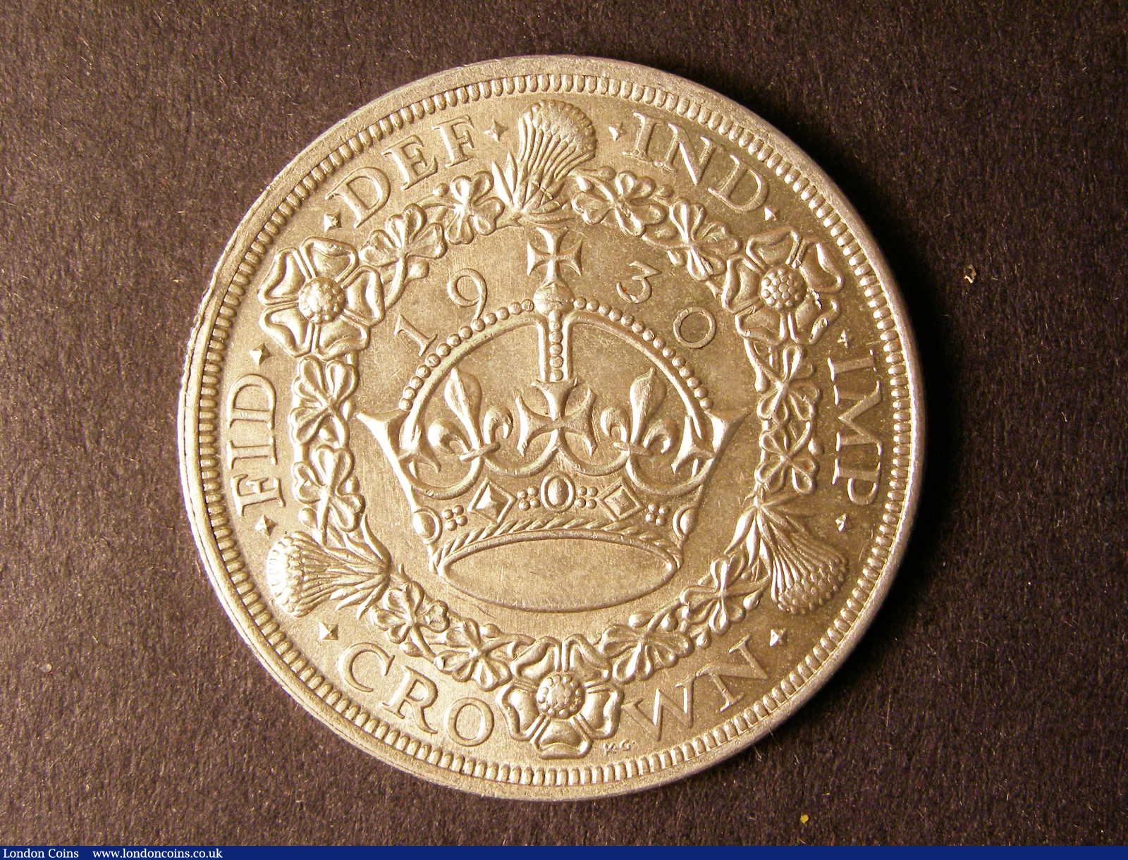 London Coins : A124 : Lot 201 : Crown 1930 ESC 370 EF