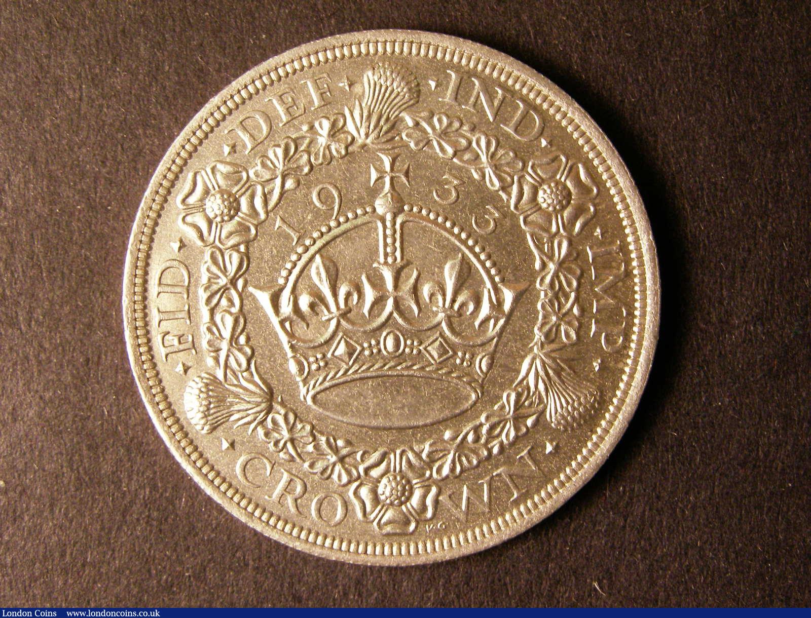 London Coins : A124 : Lot 225 : Crown 1933 ESC 373 Good EF with bag marks