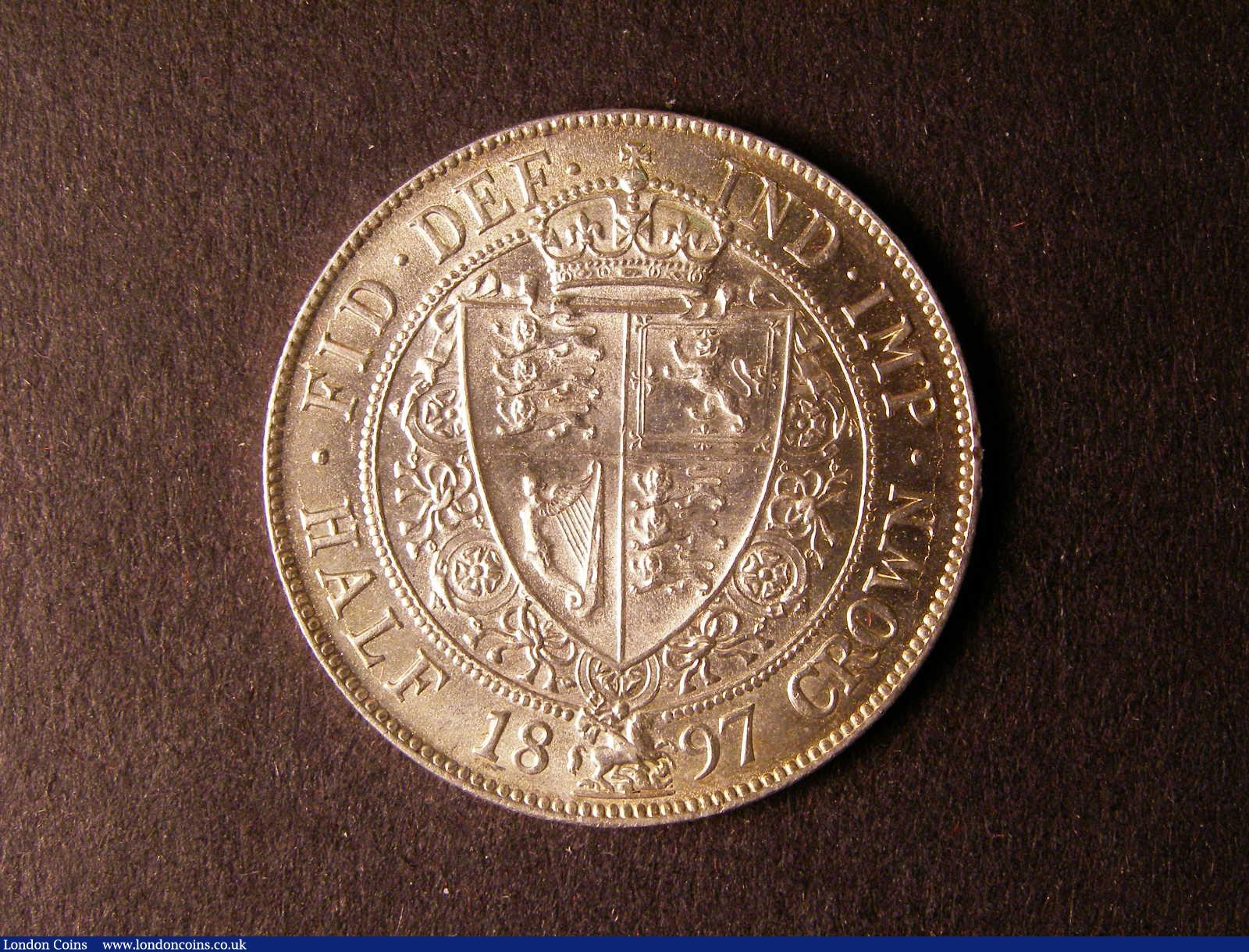 London Coins : A124 : Lot 470 : Halfcrown 1897 ESC 731 Lustrous UNC