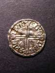 London Coins : A125 : Lot 741 : Penny Aethelred II Long Cross type S.1151 moneyer PULFPINE on LVND struck on a slightly wavy flan Ab...