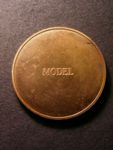 London Coins : A125 : Lot 916 : Poland pattern 2004 5 euros a uniface in copper. Obv. Jan Pawel II, rev.'Model', very rare w...