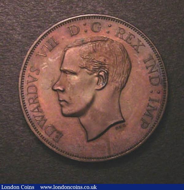 Double Florin Pattern 1937 Edward VIII Proof with a light bronzed finish, Rare nFDC : World Coins : Auction 126 : Lot 409