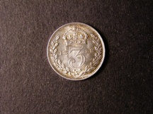 London Coins : A126 : Lot 439 : Threepence 1888 Obverse 2 Reverse A, B.S.C. 1333, scarcer date UNC