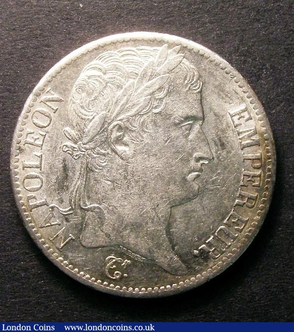France 5 Francs 1813 A Le Franc 307/60 About UNC with bag marks on either side : World Coins : Auction 126 : Lot 472