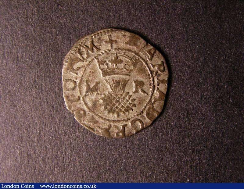 Scotland Mary Bawbee (1542- 1558) Good F with die crack : World Coins : Auction 126 : Lot 562