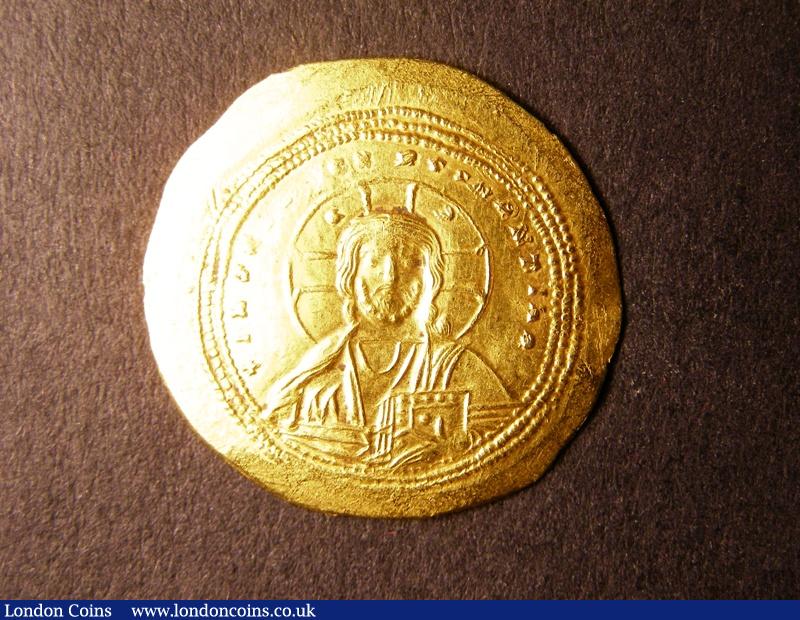 Byzantine Gold Histamenon Nomisma Constantine IX 1042-1055 GEF : Ancient Coins : Auction 126 : Lot 733