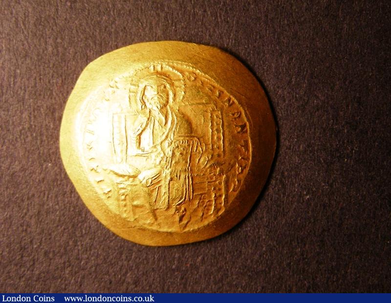 Byzantine Gold Histamenon Nomisma Constantine X. 1059-1067 Sear 1847 var. VF : Ancient Coins : Auction 126 : Lot 735