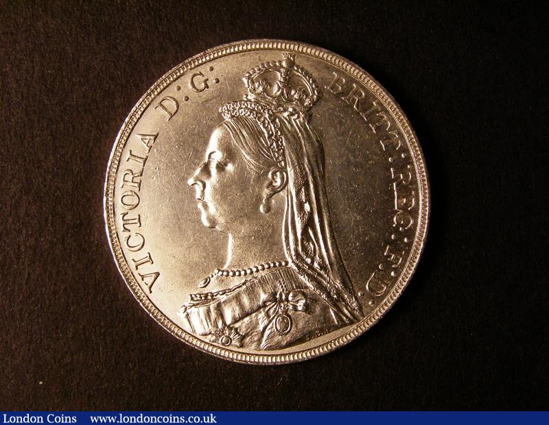 Crown 1891 ESC 301 Bright EF : English Coins : Auction 126 : Lot 929