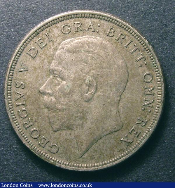Crown 1928 ESC 368 GVF/NEF darkly toned : English Coins : Auction 126 : Lot 940