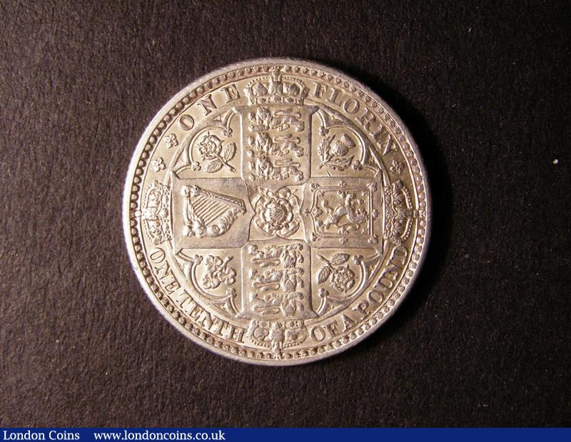 Florin 1849 ESC 802 EF : English Coins : Auction 126 : Lot 997