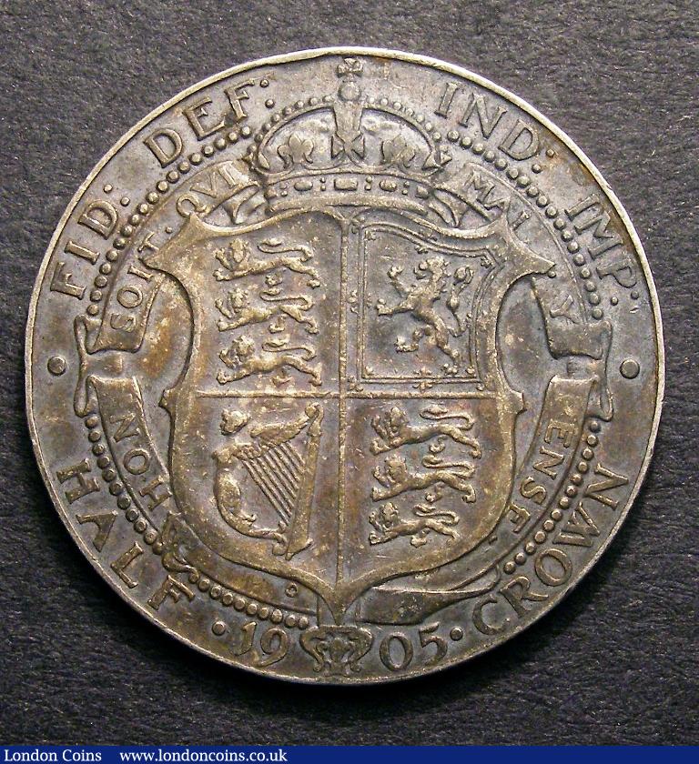 London Coins : A127 : Lot 1613 : Halfcrown 1905 ESC 750 Fine with dark tone