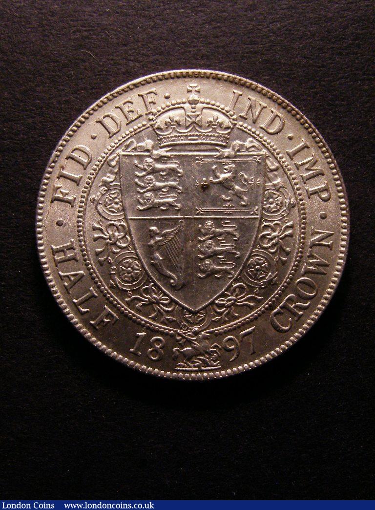 Halfcrown 1897 ESC 731 A/UNC with a small tone spot on the shield : English Coins : Auction 127 : Lot 1594