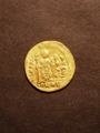 London Coins : A129 : Lot 1009 : Byzantine Gold Solidus Phocas (641-668 AD) Obverse DN FOCAS PG AP AVI Reverse VICTORIA AVGVI Angel s...
