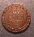 London Coins : A130 : Lot 1252 : Guinea 1798 Pattern in darker Bronzed Copper by Kuchler, Plain edge with Reverse Inverted, s...