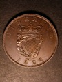 London Coins : A130 : Lot 520 : Ireland Penny 1822 Proof S.6623 nFDC and nicely toned
