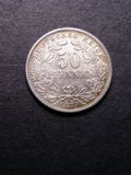 London Coins : A133 : Lot 1335 : Germany - Empire 50 Pfennigs 1877G KM#8 AU/GEF lightly toned, scarce