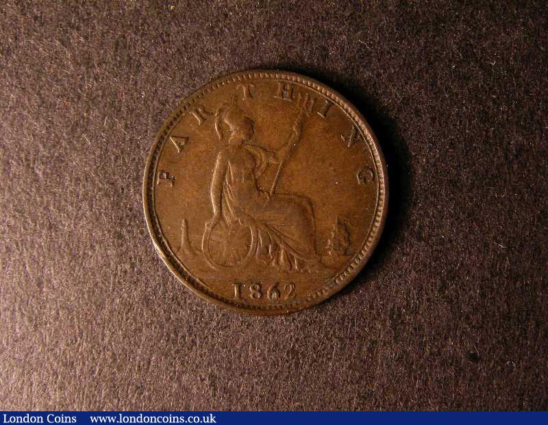 London Coins : A134 : Lot 1934 : Farthing 1862 Narrow Date unlisted by Peck or Freeman, we note that there was also no example in...