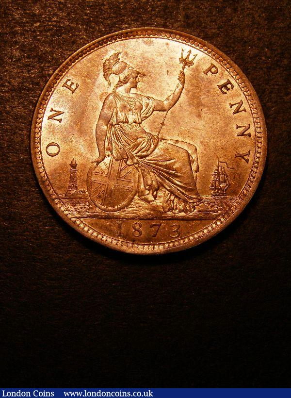 London Coins : A134 : Lot 2668 : Penny 1873 Freeman 64 CGS UNC 82