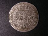 London Coins : A134 : Lot 1282 : Scotland Twelve Shillings Charles I Type IV Falconers Second issue Smaller Bust slightly breaking in...