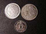 London Coins : A134 : Lot 2173 : Maundy Odds Charles II (3) Fourpence 1683 ESC 1857 GVF, Threepence 1679 ESC 1970 GEF, Twopen...