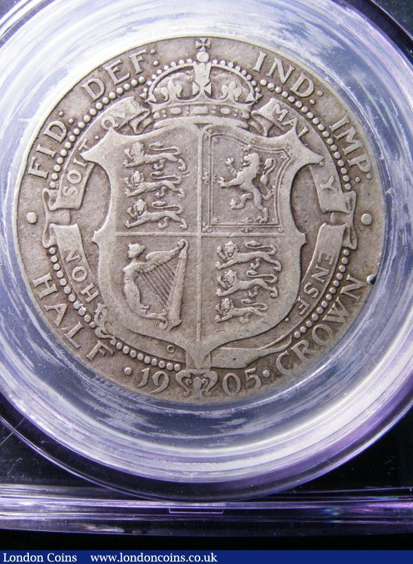 London Coins : A135 : Lot 1133 : Halfcrown 1905 ESC 750 CGS Fine 20 (1905 Halfcrowns with this appearance can be seen graded VF on th...