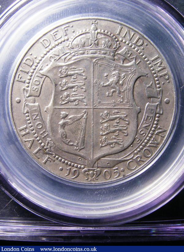 London Coins : A135 : Lot 1134 : Halfcrown 1905 ESC 750 CGS Fine 35 (likely to be graded VF on the internet)
