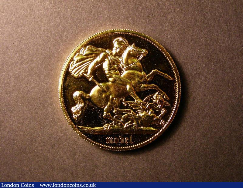 London Coins : A135 : Lot 1552 : Crown Edward VIII Fantasy Pattern 1937 Piedfort in gold-plated copper (similar to Barton's meta...