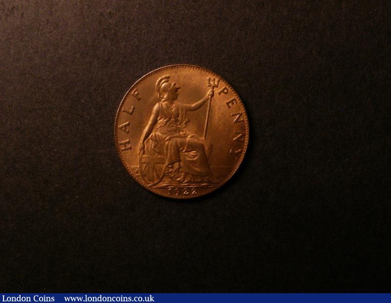 London Coins : A138 : Lot 2404 : Halfpenny 1922 Freeman 401 dies 1+A UNC with subdued lustre, scarce in high grades