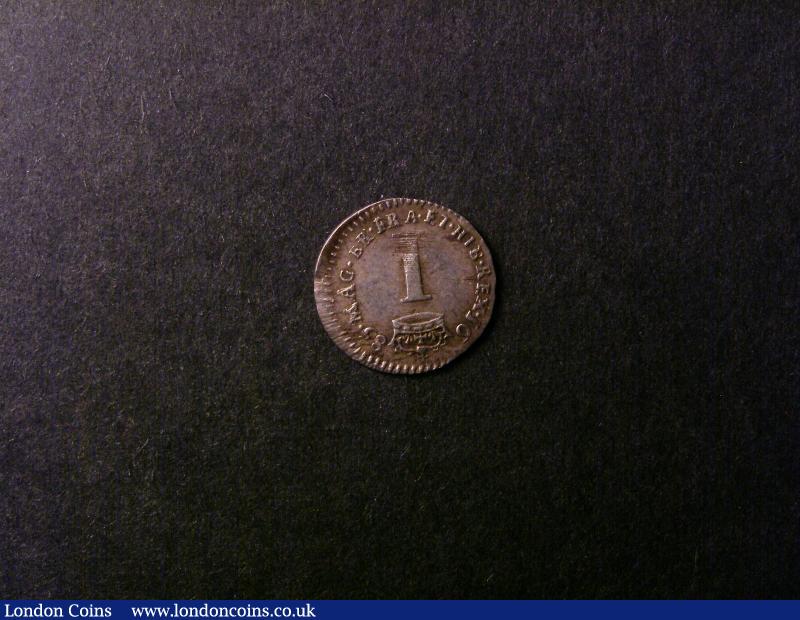 London Coins : A138 : Lot 2407 : Maundy Pennies (3) 1685 ESC 2293 VF with some adjustment lines (bought Grantham Coins 1983 &pound;16...