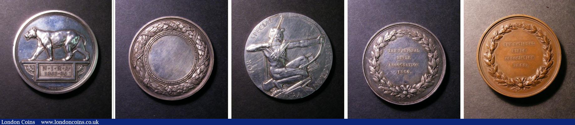 London Coins : A139 : Lot 1425 : National Rifle Association Medals (5), Bengal Presidency Rifle Association medal, by John Pi...
