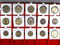London Coins : A139 : Lot 2677 : India - British (14) One Rupee (8) 1840, 1862, 1901, 1904C, 1905B, 1916C, 19...