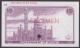 London Coins : A140 : Lot 423 : Brunei 10 ringgit issued 1967, purple colour trial No.82, SPECIMEN ovpt. & one punch-hol...