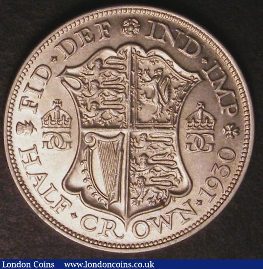London Coins : A141 : Lot 1781 : Halfcrown 1930 ESC 779 EF with some contact marks on the obverse, Rare