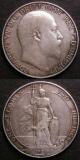 London Coins : A141 : Lot 1763 : Halfcrown 1905 ESC 750 VG, Florin 1905 ESC 923 Near Fine
