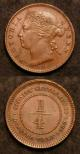 London Coins : A142 : Lot 1017 : Straits Settlement Quarter Cents (2) 1889 KM#14 NEF, 1899 KM#14 VF