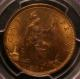 London Coins : A142 : Lot 614 : Penny 1866 Freeman 52 dies 6+G PCGS MS64 RB